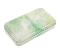 BELLIFFY Caja Metálica para Acuarelas Portátil con Tapa Estuche Resistente para Pigmentos Artísticos Paleta Mezcladora Ligera para Pintura para Artistas y Viajeros
