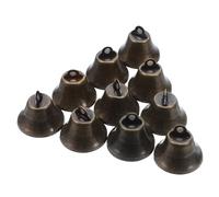 BELLIFFY Campanas Vintage de Metal Antiguo 32 MM 30 Unidades Mini Campanillas para Decoración DIY Llavero y Manualidades Adornos Colgantes para Puerta y Hogar Rústico