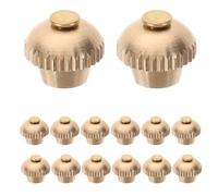 BELLIFFY Cierres Metálicos para Insignias 50 Piezas Sujetadores de Pasador Tornillo para Broches de Metal Hebillas Traseras Seguras para Manualidades y Fabricación de Insignias de Solapa