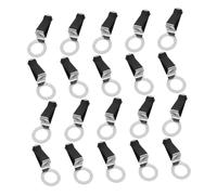 BELLIFFY Clips Ambientadores para Coche 20piezas para Ventilación de Aire Acondicionado, Material Metal Negro, Ángulo Ajustable, Uso Versátil para Coche y Oficina