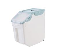 BELLIFFY Contenedor de Comida para Mascotas Hermético, Resistente Plástico Pp, Tamaño Pequeño Azul Nórdico, Almacenamiento Seco Antimoho para Pienso y Alimentos Secos, Adecuado para Perros