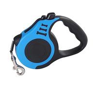 BELLIFFY Correa De Perro Retráctil Automática De Metros Cuerda Telescópica para Perros y Cachorros Material De Resistente Color Azul