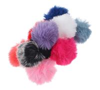 BELLIFFY Cubierta de Espuma para Micrófono de Solapa 10 Unidades, Parabrisas Peludo, Funda Antiviento Clip para Cuello, Uso en Grabaciones al Aire Libre