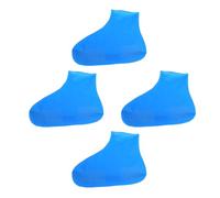 BELLIFFY Cubrezapatos de Látex Impermeables Antideslizantes 2 Pares Talla L 41-45 Funda Protectora para Calzado Profesional Resistente y Reutilizable para Lluvia y Días Húmedos