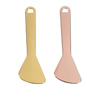 BELLIFFY Cucharas para Crema de Ojos 2 Pcs Palo de Masaje de Ojos Cuchara de Maquillaje Herramienta Duradera para Cuidado Facial Masajeador Suave para