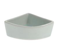 BELLIFFY Cuenco Triangular De Cerámica para Hámsteres Comedero para Pájaros Diseño Novedoso para Loros Ardillas Resistente Y Práctico