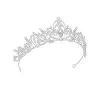BELLIFFY De Novia Vintage Con Cristales Tiaras Para Bodas y Fiestas Tocado Elegante Plata Accesorio Para Novias y Compromisos
