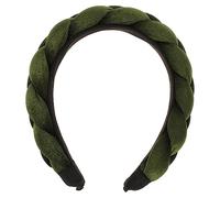 BELLIFFY Diadema Ancha Acolchada Trenzada Vintage Para Mujer Accesorio De Pelo y Para y Ocasiones Especiales