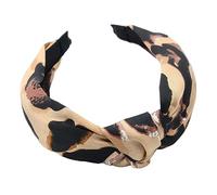 BELLIFFY Diadema Con Estampado De Leopardo Retro Diademas Para Cabello Rizado Para Mujer Banda Decorativa Vintage