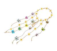 BELLIFFY Diadema De Flores De Margarita Para Mujer Tocado Floral Bohemio Para Fiestas y Sesiones De Fotos