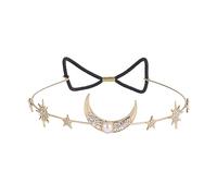 BELLIFFY Diadema De Princesa Joyería Para Bodas Estrellas y Luna Accesorio Para Cabello