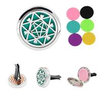 BELLIFFY Difusor De Perfume Para Auto Ambientador De Aire Clip De Ventilación Medallón Decorativo Protección Contra Olores