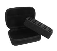 BELLIFFY Estuche de Almacenamiento para Insulina de 15 Ranuras Compatible Estándar de 10 Ml U-100 Caja Refrigerante Portátil Negra para Viaje y Refrigerador