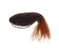 BELLIFFY Extensiones de Pelo para Trenzas Crochet Profundas Ondas Brasileñas Fibra Sintética Alta Temperatura Rizada Afro Micro Rizos para Peinados Africanos