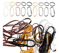 BELLIFFY Gomas Elásticas Desechables Cabello Banda Elástica Café Número 2 Alta Elasticidad 1 Juego de Ligas para Peinar Accesorio Práctico para Peluquería y Uso Diario