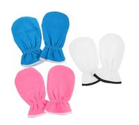BELLIFFY Guantes de Spa de Cera para Manos 3 Pares para Cuidado y Hidratación Poliéster y Forro de Pelusa, Ideales para Masajes y Uso en Casa