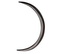 BELLIFFY Horquilla de Madera Cabello Forma de Luna Estilo Vintage Superficie Lisa y Resistente Adecuado para Moños y Cabello Grueso para Uso Diario