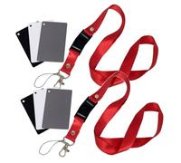 BELLIFFY Juego De 2 Tarjetas De Balance De Negro Y Gris para Fotografía con Correa