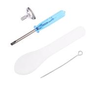 BELLIFFY Juego de Embudos Dispensadores de Acero Inoxidable Mini para Urna de Cenizas, Kit de Llenado Portátil Embudo Pequeño y Destornillador Azul, Accesorios para Cremación de Mascotas