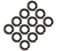 BELLIFFY Kit de 12 Anillos de Retención para Llaves Eléctricas Impacto, Junta Tórica de Goma y Alta Resistencia de Hierro, Fácil de Usar y Compatible Carracas de 12.5mm