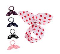 BELLIFFY Kit De 5 Piezas Postizo Para Moño Despeinado Francés Lunares, Accesorio Para Cabello Multicolor, Moldeador De Moños Para Mujeres y Niñas, Adecuado Para Peinados Casuales y Elegantes