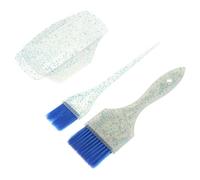 BELLIFFY Kit de Tinte Cabello Cuenco de Plástico y Cepillo para Teñir, Adecuado para Uso Personal DIY y Profesional en Salón, 1 Set Completo