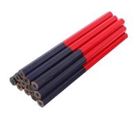 BELLIFFY Lápices de Carpintero Bicolor Rojo y Azul, Hexagonales de Madera, Doble Punta, 20 Unidades, para Hogar, Escuela y Oficina