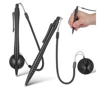 BELLIFFY Lápiz óptico resistivo para Pantalla táctil, 2 Piezas, Escritura sin Rayas, con Soporte de Silicona y cordón antipérdida, para Uso Diario