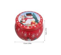 BELLIFFY Latas Metálicas para Velas Navideñas 44oz con Tapa Hermética Tarros Redondos Reutilizables Rojo y Verde Juego de 6 Unidades para Regalos y Decoración Festiva