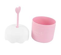 BELLIFFY Mini Para Espuma Para Lavado Facial Compacto Prensa Portátil Uso Facial Champú Gel De Ducha Color Rosa Material Pp