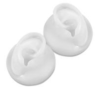 BELLIFFY Molde de Oreja de Silicona Semitransparente 1 Par Aro Modelo Médico Realista para Práctica de Perforación de Orejas y Enseñanza Acupuntura Suministros Médicos para Formación