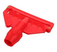 BELLIFFY Mopa Clip de Recambio para Cabezal Abrazadera Plástica Desmontable para Recambios de Fregona Compatible con Mopas de Algodón Fácil Instalación y Retiro Color Rojo