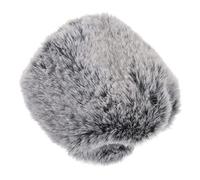 BELLIFFY Parabrisas De Micrófono De Piel Artificial Para Cubierta Antiviento y Antisalpicaduras Funda Suave y Práctica Para Grabación Entornos Ventosos