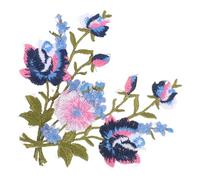 BELLIFFY Parche Bordado Floral Termoadhesivo Parches para Planchar o Coser Ropa Sombreros y Bolsas Parches Decorativos de Algodón y Poliéster Resistentes para DIY