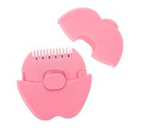 BELLIFFY Peine Recortador para Ñiño, Diseño Multifuncional y Corte Preciso, para Salón y Hogar, Accesorio de Plástico Rosa para Peinar el Cabello