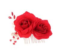 BELLIFFY Peineta Floral De Diamantes Simulados Para Novia Gitana Accesorio Nupcial