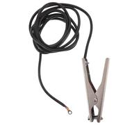 BELLIFFY Pinza de Puesta Tierra Estática de Acero Inoxidable con Cable de Seguridad Estaciones de Servicio Clip de Mantenimiento para Transferencia de Productos Petrolíferos