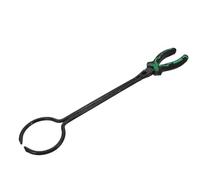 BELLIFFY Pinzas para Crisol de Fundición de Metal Mango Aislante Verde Abrazaderas Resistentes al Calor para Joyería y Laboratorio Pinzas Largas para Sujetar Crisoles en Procesos de