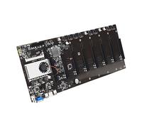 BELLIFFY Placa Base para Minería T37 8 Ranuras Pcie 16x, Soporte para Tarjetas Gráficas, Memoria Ddr3 y Uso Seguro en Minería Gpu