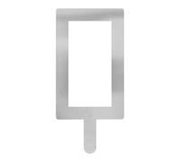 BELLIFFY Placa de Muestreo de Células de Acero Inoxidable 304, Tamaño 5x10 Cm, Asa Recta para Laboratorio Estéril y Muestreo Ambiental, Herramienta Precisa para Experimentos Biológicos