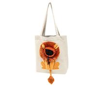 BELLIFFY Portabebés Tipo Bandolera para Perros Bolsa Cruzada para Gatos Bolso De Lona Ligero y Duradero