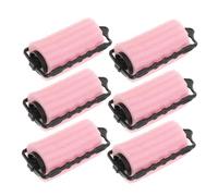 BELLIFFY Rizadores de Pelo de Esponja Suaves 6 Piezas Tamaño Grande 4 Cm para Cabello Fino y Largo sin Calor para Uso Nocturno Cómodos para Dormir y Peinado Natural