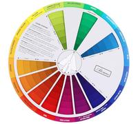 BELLIFFY Rueda de Colores Creativa que Ilustra Visualmente Relaciones de Color Adecuado en Papel Tabla Fácil de Usar para Artistas y Profesionales para Aprendizaje y Arte de Uñas
