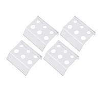 BELLIFFY Soporte Arqueado para Tazas de Pigmento Acrílico Resistente 4 Unidades Multiusos para Tatuajes y Bordado Orificios de Varios Tamaños para Recipientes Pequeños Medianos y