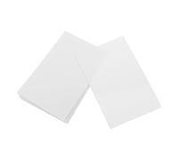 BELLIFFY Tarjetas de presentación en blanco para imprimir, sublimación de doble cara, 10 piezas, PET flexible, para transferencia térmica
