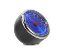 BELLIFFY Termómetro Higrómetro Mecánico para Coche Medidor de Temperatura y Humedad Interior Compacto Fácil de Leer Color Azul Adecuado para Automóvil Hogar y Oficina