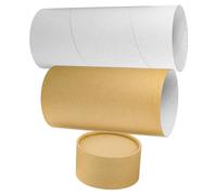 BELLIFFY Urna para Cenizas Pequeña de Papel Degradable para Mascotas y Humanos Tubo de Dispersión Resellable Caja Memorial Beige para Almacenamiento Seguro de Restos