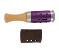 BELLIFFY Varilla de Moxibustión Portátil de Jade Morado para Masaje Facial y Corporal, Barra de Fumigación Moxa para Ojos, Cuidado Salud en Casa y Viajes, Herramienta de Masaje