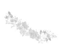 BELLIFFY Viña Para El Cabello Para La Novia Accesorios Para El Cabello Flowa Hoja De La Hoja Del Cabello De La Boda Del Cabello Para La Boda Accesorios Para El Cabello Para El Cabello