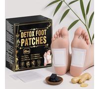 Bellifluous Parches Detox Pies, Almohadillas para Pies, 40pcs Natural Parches Detox para Pie, Suave Parch Desintoxicantes para una Limpieza Profunda, Mejorar Calidad Sueño y Aliviar Estrés Corporal